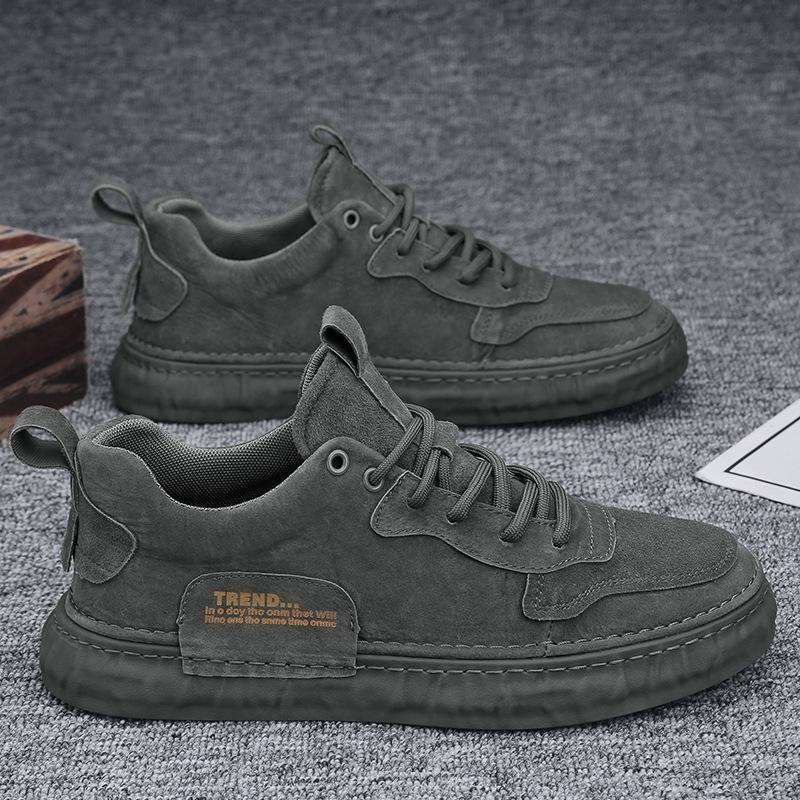 

Модные повседневные туфли на платформе для мужчин, зимние туфли из бархата и хлопка, мужские ботинки, модные мужские туфли для сноуборда, мужские кожаные ботинки из хлопка 39 серый