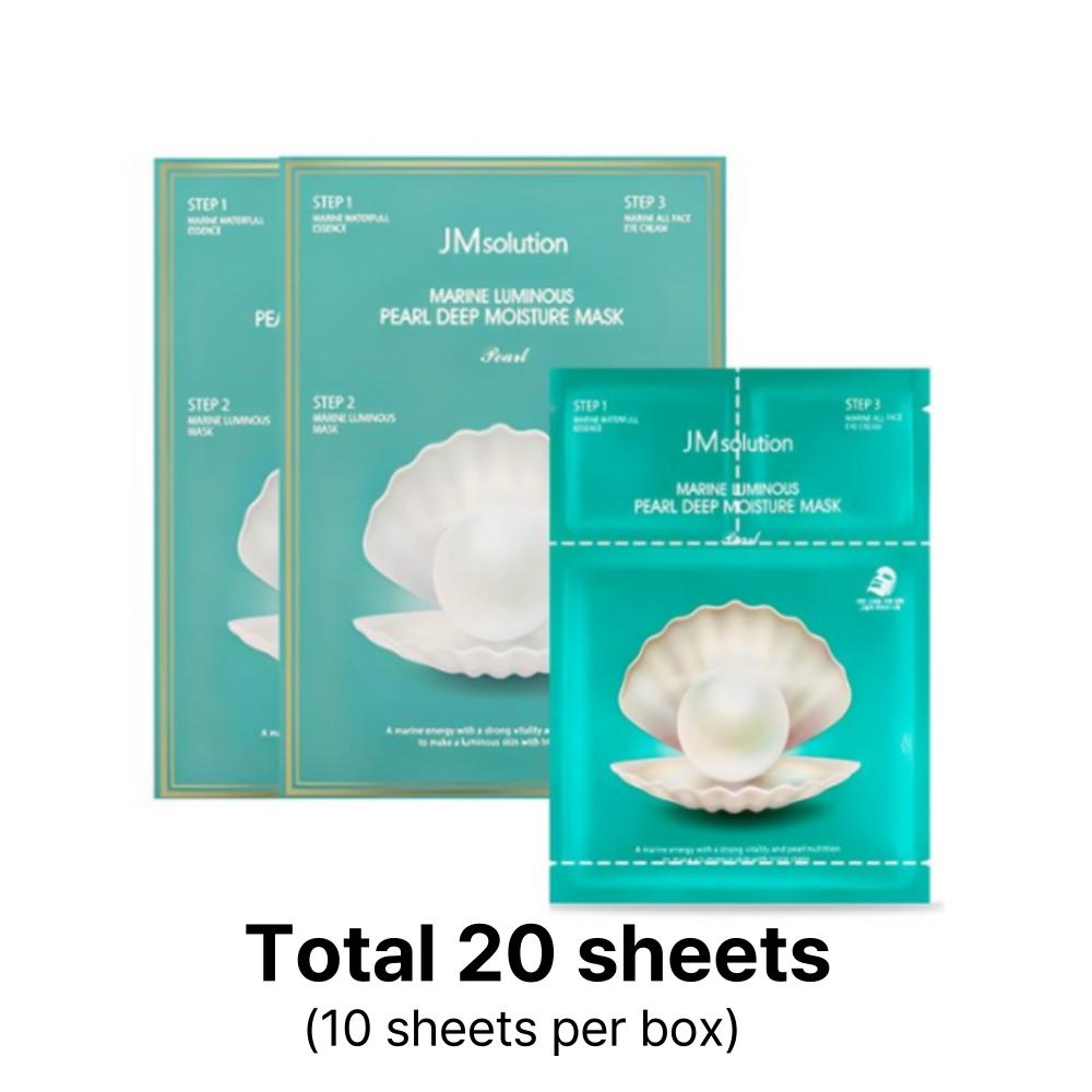 [JMSOLUTION] Marine Pearl Deep Moisture Mask 10 Sheets