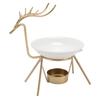 Ceramic Tealight Candle Holder Wax Melt Warmer Deer Shape Iron Home Decoration Vintage Essential Oil