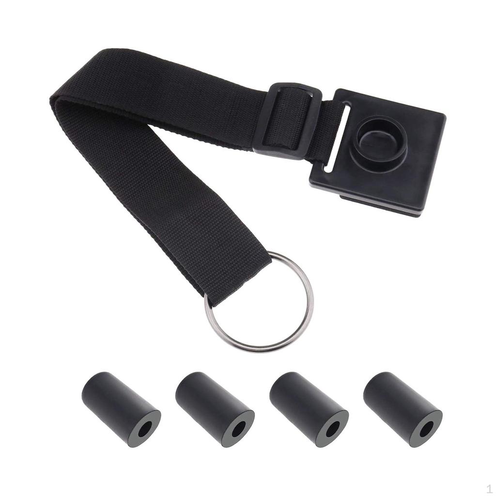 Adjustable Cello Non Slip Mat Belt Rubber End Pin Stopper Holder Anchor