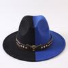 Popular European and American Classic Double-color Wide-brimmed Top Hat Men's and Women's Fashion OL Style Cowboy Hat Jazz Hat