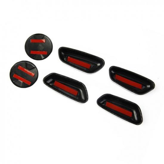Carbon Fiber Style Interior Seat Adjustment Button Cover Trim For Ford F-150