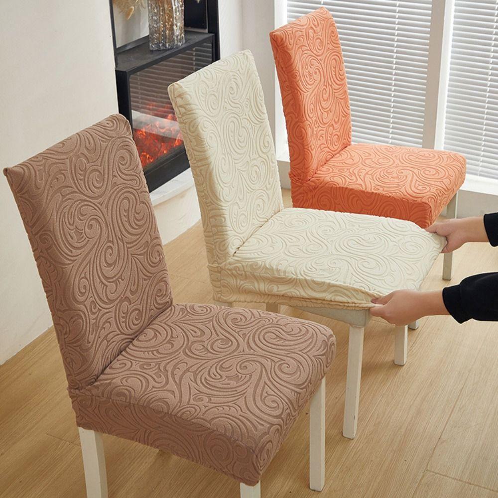 Soft Elastic Chair Cover Dustproof Full Wrap Wear-Resistan Seat Cover Thickened Jacquard Living Room Chair Cover Universal