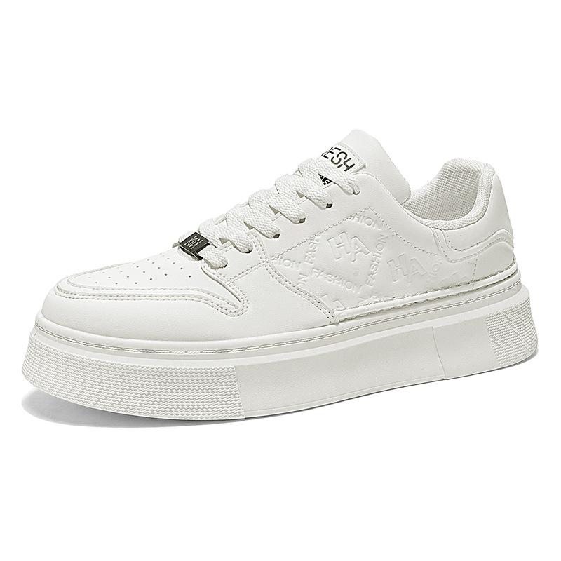 Sommer herren schuhe neue atmungsaktive kleine weiße schuhe jungen trend vielseitige plattform sport schuhe casual bord schuhe trendy schuhe