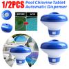 1-3PCS Swimming Pool Floating Chemical Chlorine Dispenser Chlorine Tablet Automatic Dispenser Pool Cleaning Disinfecting Boxes