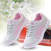 KYLIN Men Women Sneakers Light Breathable Mesh Sport Women Shoes Lace-up Solid Color Lightweight Running Shoes