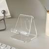 Acrylic Transparent Minimalist Ins Foldable Phone Holder Desktop Lazy Tablet Stand For iPhone iPad Galaxy Tab Smartphone Bracket