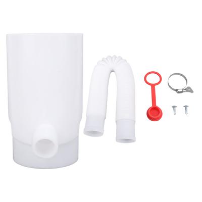 10cm Rainwater Collection System Efficient Round Downspout Diverter for Irrigation Systems Aquariums White