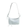 Korean-style trendy versatile women's bag 2024 new model simple casual pillow bag niche high-end fashion shoulder bag