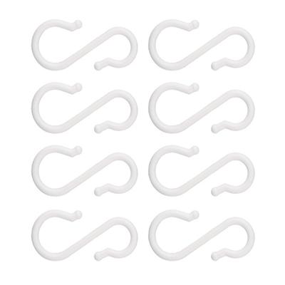 Adhesive S Hooks for Wall Practical Plastic No Drill Hanging Solution Hangers In Homes Kitchen Bathroom Storage