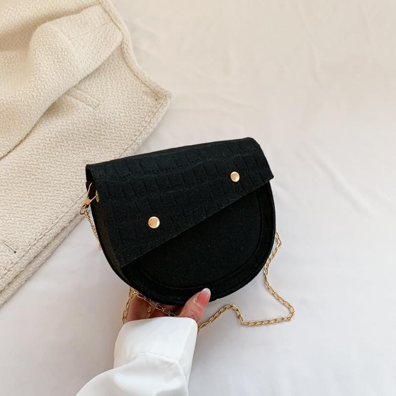 

Stylish Women s Saddle Bag In Black Magenta Green And Khaki Versatile Casual Design