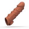 MELEON Realistisk Penis Extension Cock Sleeve Gjenbrukbar Silikon Penis Enlarger Delay Kondomer For Menn Dildo Enhancer Sexleketøy