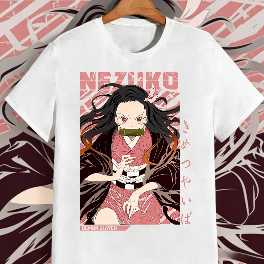 Summer 2026 Japanese Style Line Draft Street Trend 100 Cotton Printed Tshirt for Unisex and Women Parentchild Top Y2k