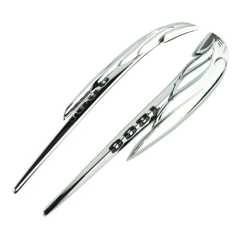 Motorcycle For Honda VTX1800 1800C 1800R 1800S GL1800 Chrome ABS Fuel Gas Tank Emblem Badge Decoration 3D Decals Stickers