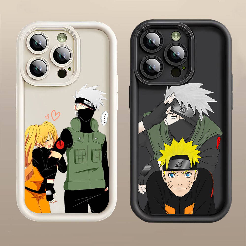 Pouzdro D-34 Naruto Kakashi pro iPhone 15 14 13 12 8 Plus Samsung S24 S23 Ultra A04S A05S Huawei P40 P50 P60 Nova 11 Pro Max OPPO A17K Reno 10