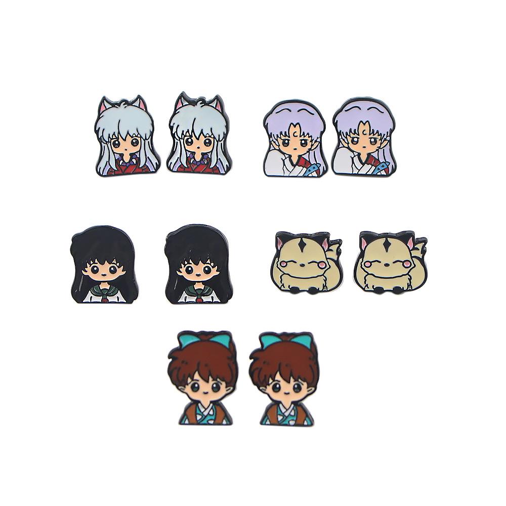 

Inuyasha Anime Unisex Stud Earrings – Creative, Cute, Popular Cartoon Jewelry