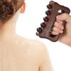 Handheld Manual Massage Scraper Natural Wood Body Massage Tool Scalp Massage Comb  Nose Sculpting