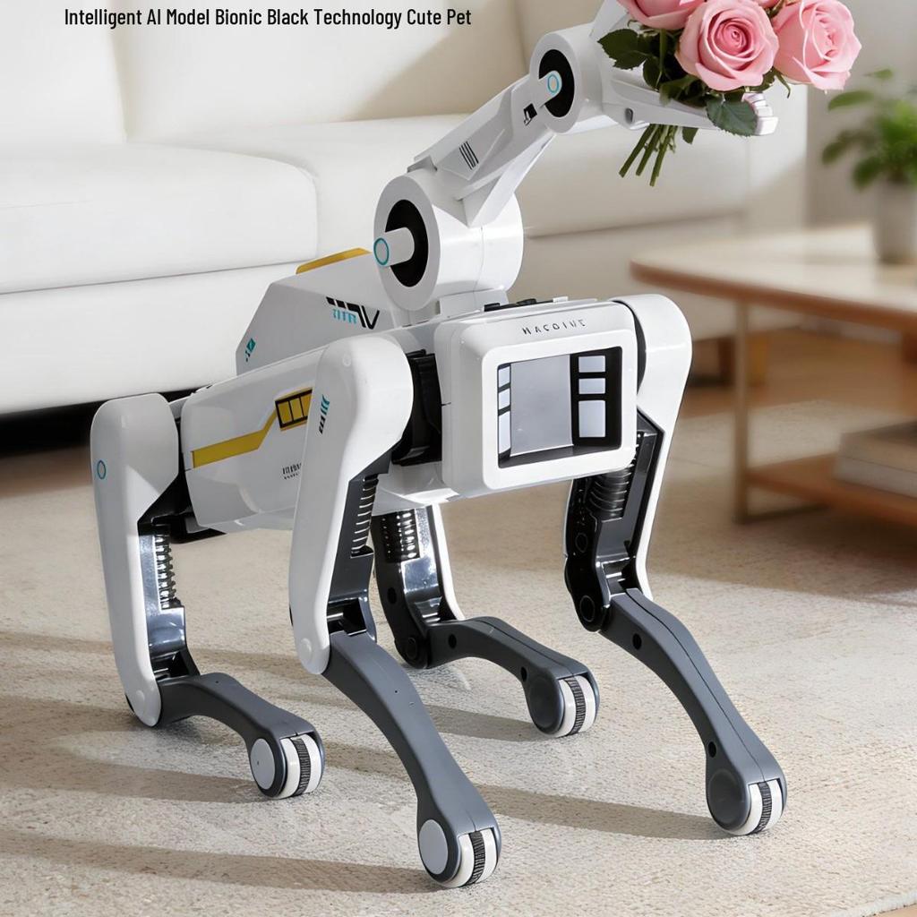 AI Remote Control Robot Dog with Voice Interaction and Stunt Features