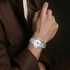 Seiko 100 Meters Waterproof Automatic Steel Strap 40.6mm Men's Watch White Dial SPB445