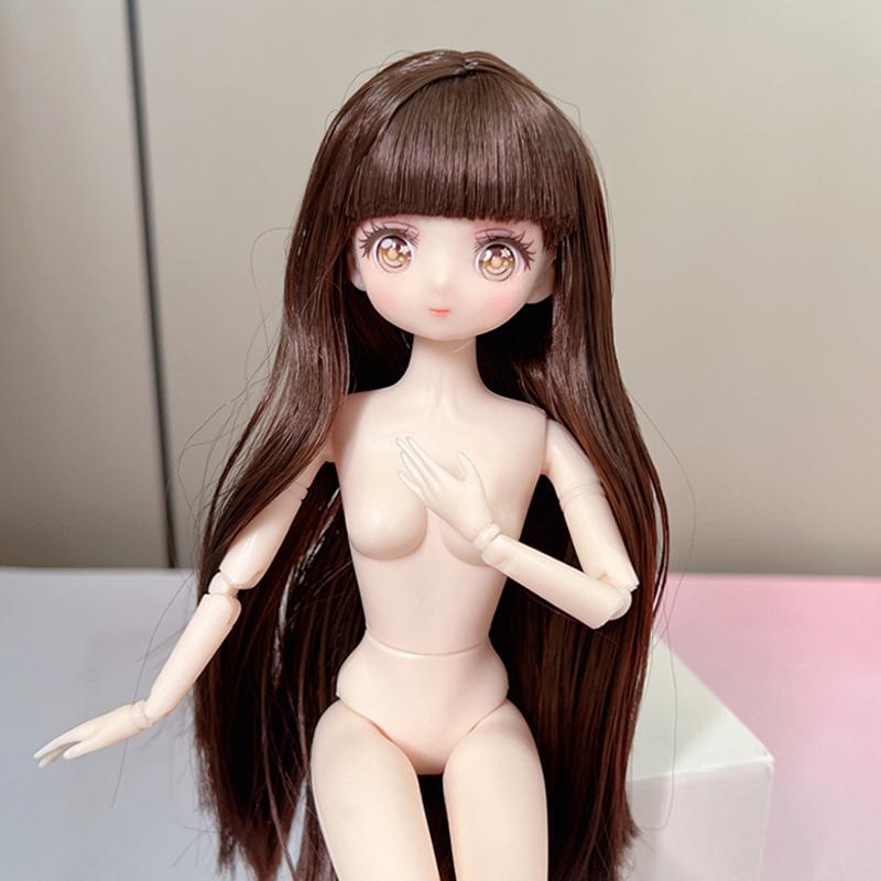30cm Anime Style Doll Toys 1/6 Bjd 11 Joints Movable Wither Skin Doll Girls Diy Dress Up Toys Gifts