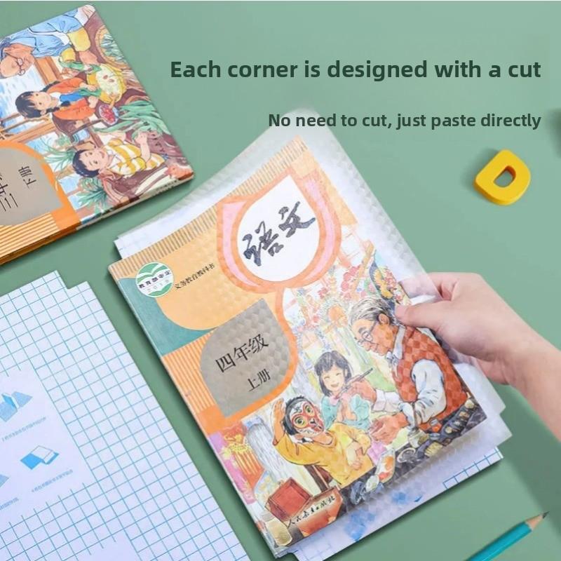 Self-adhesive Transparent Protective Covers for Books, Waterproof, Matte Finish
