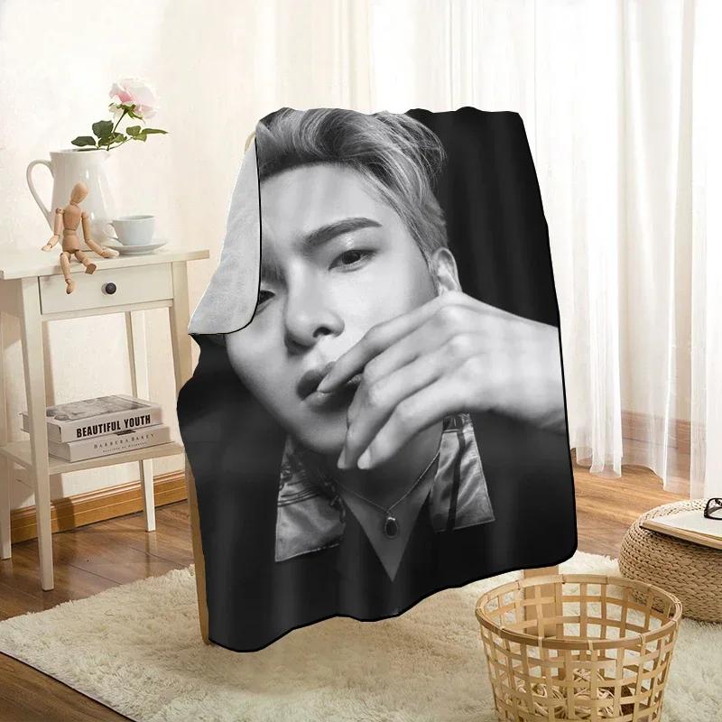 New Arrival Super Junior KPOP Blankets Printing Soft Blanket Throw On Home/Sofa/Bedding Portable Adult Travel Cover Blanket