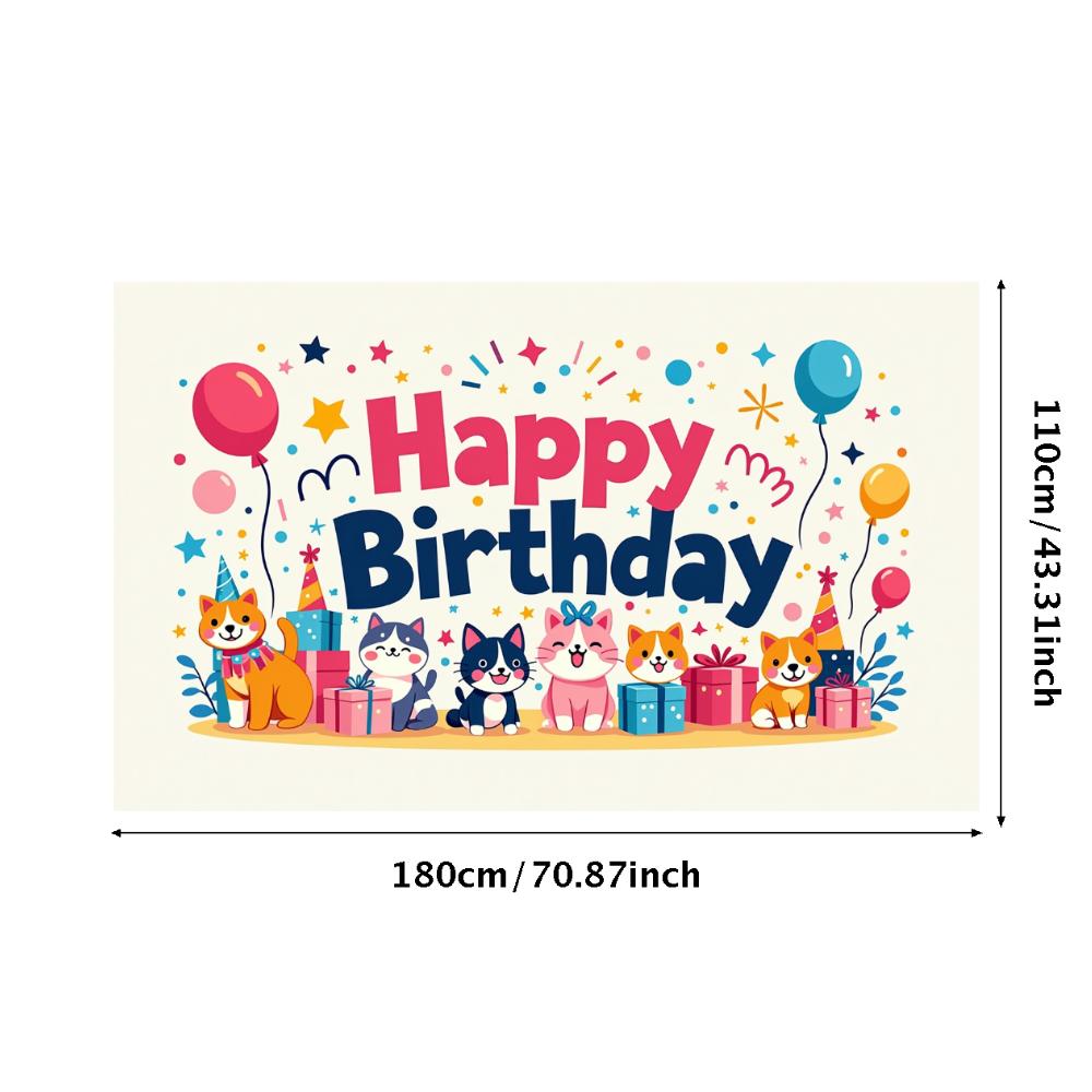 Party Backdrop Reusable Photo Prop  Shower Backdrop Large Animal Backdrop For Themed Party Kids’ Event Outdoor Gathering