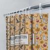Halloween Pattern Shower Curtain Collection Ghosts Pumpkins Decorative Bathroom Accessories For Fall Season Decoration
