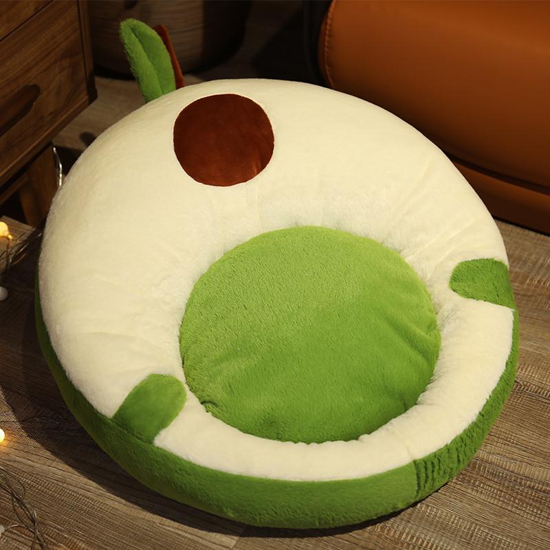 

Cartoon Lazy Sofa Plush Playthings Stuffed Gentle Dog Dinosaur Cat Mouse Fruit Animal Pillow Butt Foot Pad designed for Home Decoration Gifts 55cm авокадо