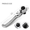 72 Tooth 1/4inch Drive 2-in-1 Reversible Ratchet Wrench Professional Automotive Improvement Quick Socket Wrench Tool