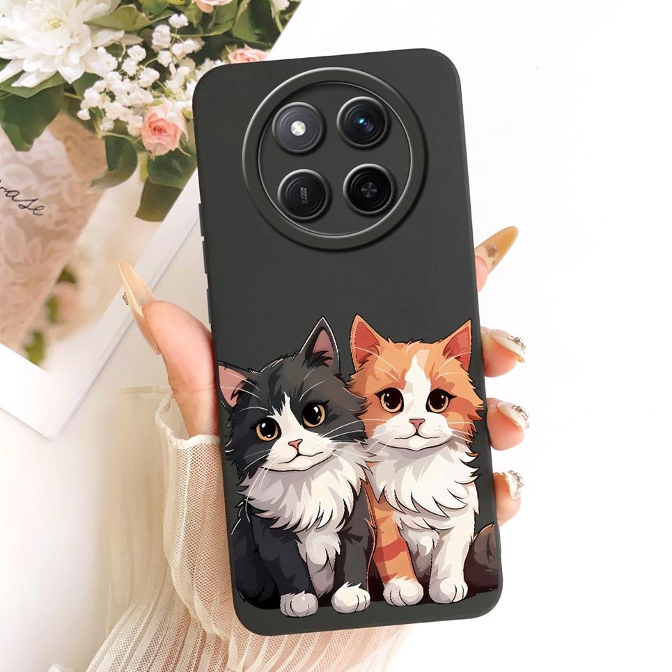 Weiche Silikonhülle für Honor Magic 7 Lite / Honor Magic 7 Pro Hülle Abdeckung Niedliche Cartoon-Katze Coole Drachen Tiere Malerei Stoßstange