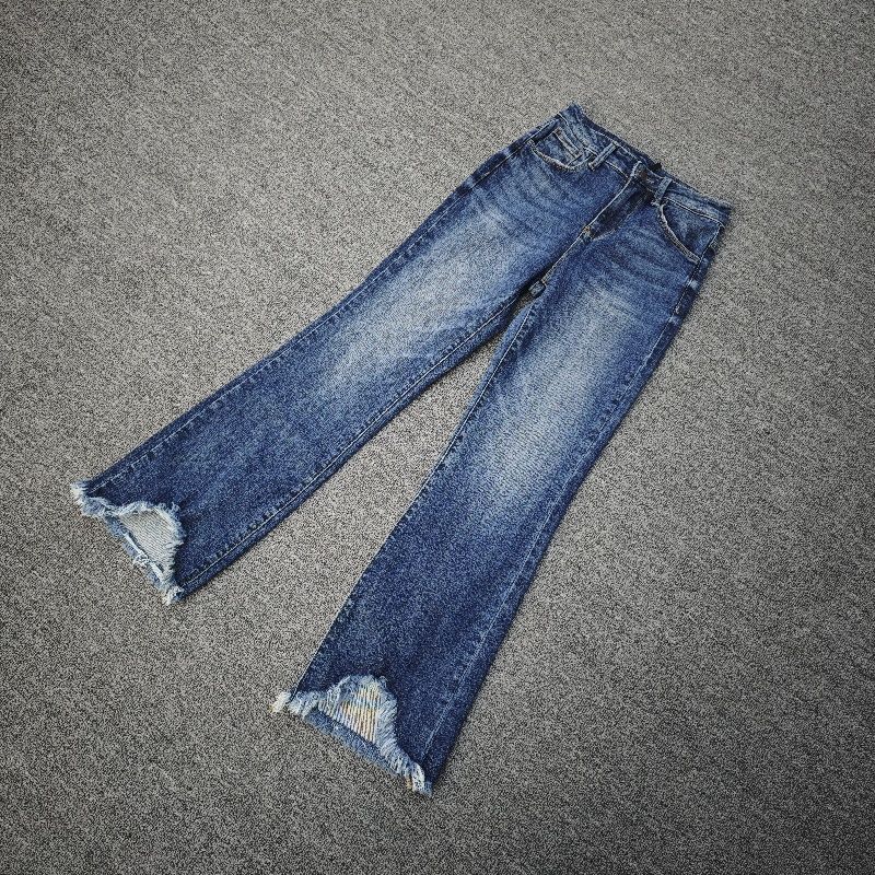 

и Американские Джинсы Брюки на Высокой Талии на Одну Пружину Осень-Весна Слегка Тянущиеся Gap Хлопок Приятный к Коже Скинни Утягивающие Брюки с Потертостями женские Dark blue 0