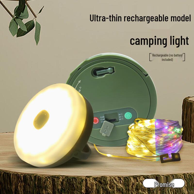 Yulinjun Rechargeable LED Camping String Light