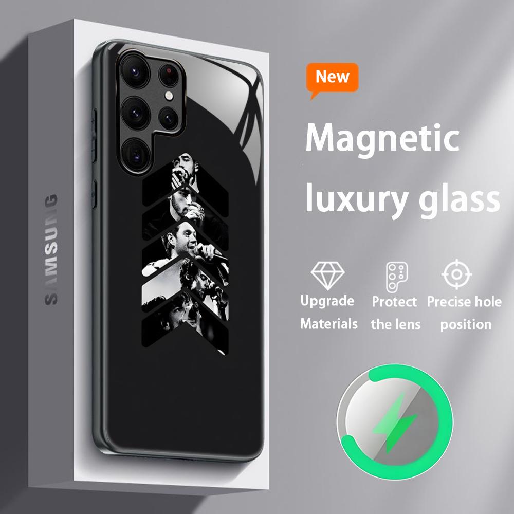 

Star Singer L-Liam P-Payn Phone Case For Samsung S26 S25 S24 S23 S22 S21 S20 Plus Ultra Glass Magnetic Case Galaxy S25 Edge
