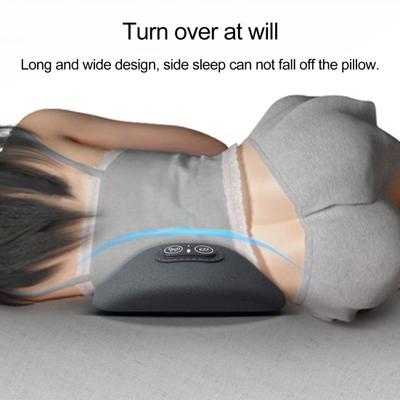 Lumbar Support Pillow Deep Tissue Massager with Heating & Vibration Memory Foam Cushion