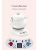 Smart Electric Ceramic Stew Pot: Automatic, Multi-Functional for Porridge, Soup, and Stew with Detachable Health Preservation