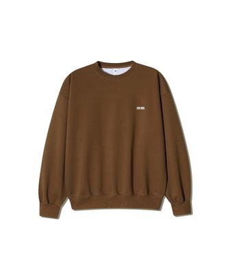 CREEDMENS Crms Small Logo Sweatshirt (Brown)