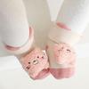 1 Paar elastische, dickere Babysocken aus Baumwolle, schöne, gut gewebte Kleinkindsocken für zu Hause
