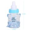 50Pcs Candy Chocolate Bottles Box For Baby Shower Party Favors Gifts Decorations (Blue)