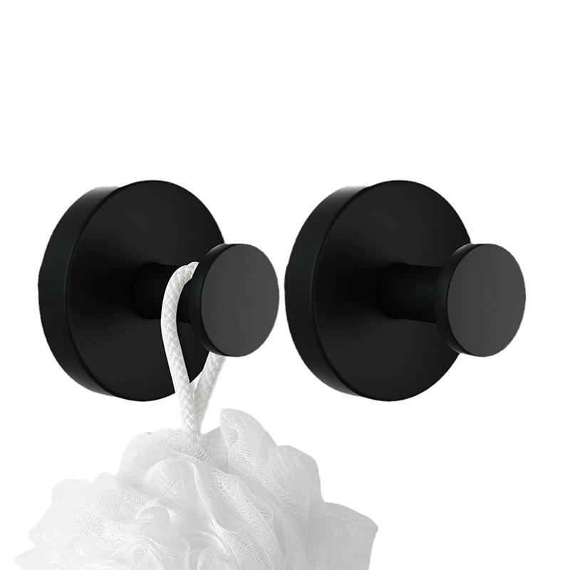 Suction Cup Hooks For Shower Brushed Nickel Towel Hooks Hanger Bathrooms 304 Stainless Steel Hooks Home Storage Holder Hook