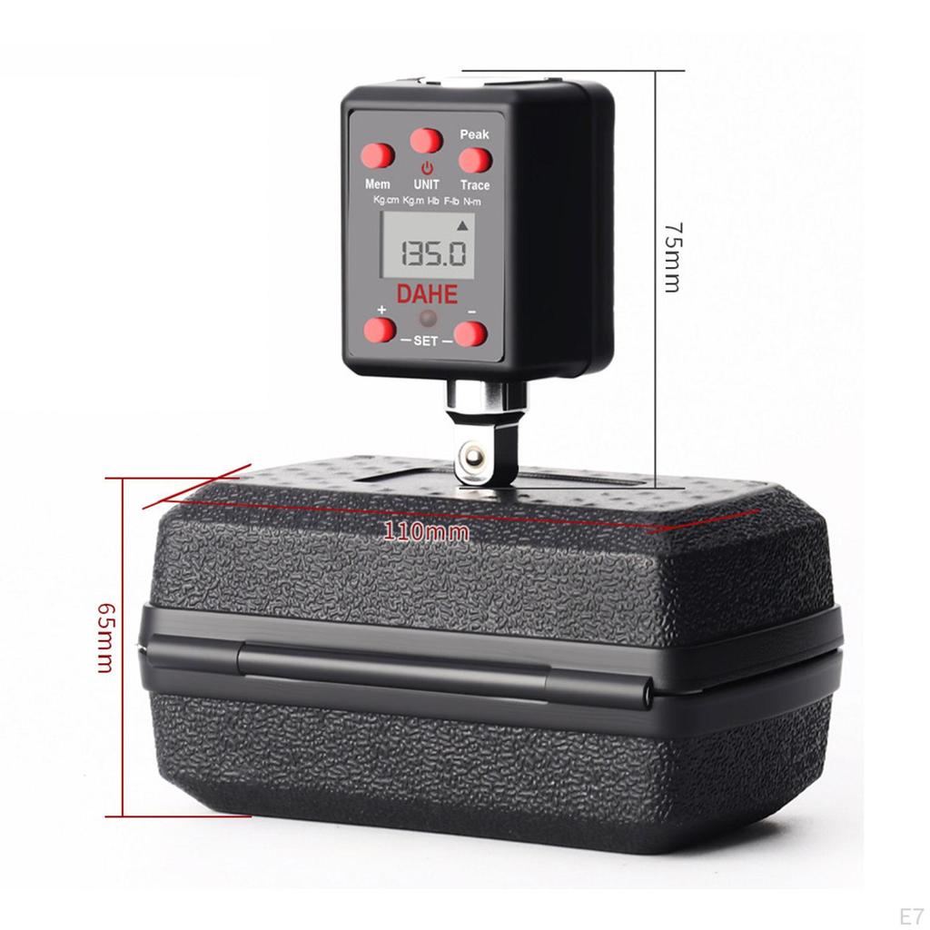 Automotive Digital Adapter ±2% Calibration Tool Peak/Real Time Mode Sturdy Versatile with Smart