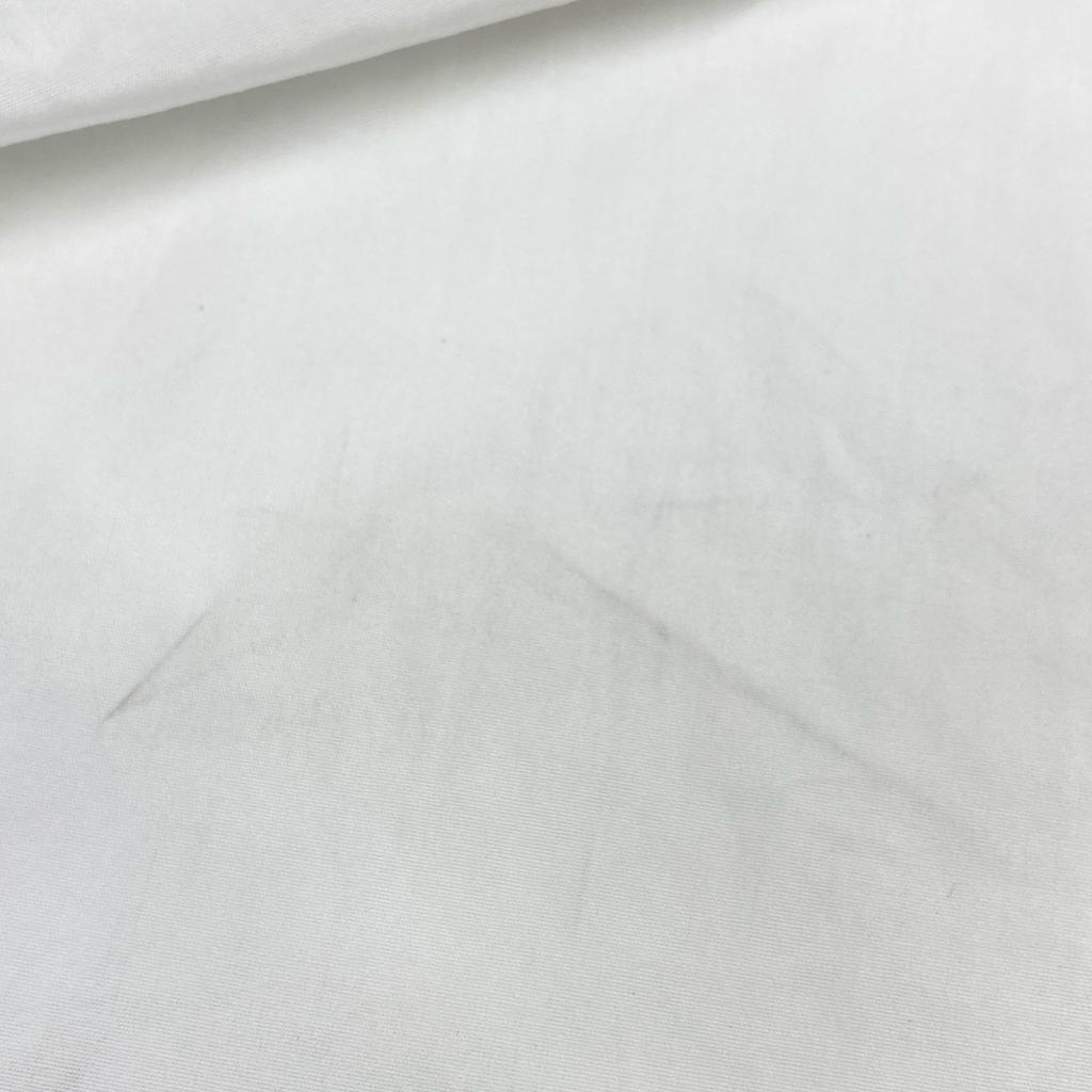 HEUGN SHIRT003 White Rob Cotton Poplin Band Collar Shirt Tops 2 whiteUsed