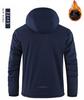 Men's Winter Plus-Size Cotton Jacket: Thick, Warm, Windproof, Waterproof, for Outdoor Activities