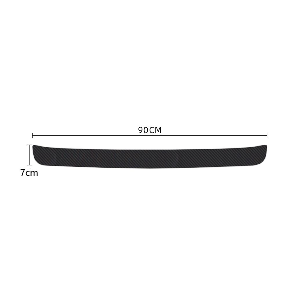 For Mercedes Benz Edition 1 A-Class W168 W169 W176 W177 Carbon Fiber Car Trunk Sticker Rear Bumper Protective Decal Anti Scratch