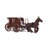 Yuantong Medieval Carriage Transport, Prisoner Car, Three Kingdoms Villain Qin Chariot, Small Particle Building Block