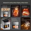 Midea 5.3L Smart AI Visible Air Fryer KZC539J5 CN plug (adapter included)