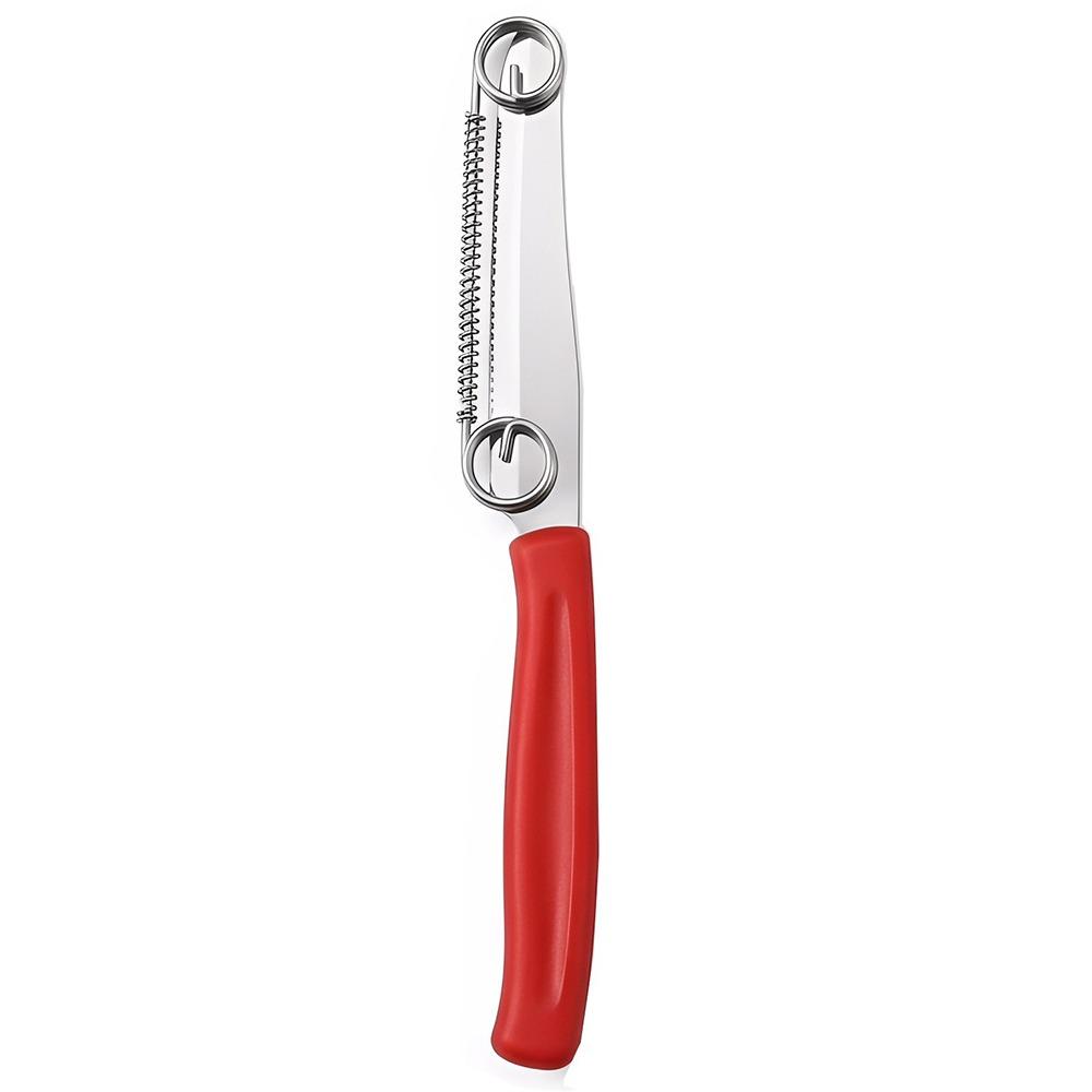 Stainless Steel Vegetable Fruit Peeler Quick Slicing Potato Carrot Shredder Home Use красный