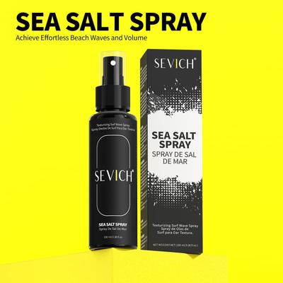 Spray de sal marina natural para hombres, polvo para dar volumen al cabello, spray de sal marina para el cabello, spray de fijación duradera para peinar el cabello, regalos de Navidad