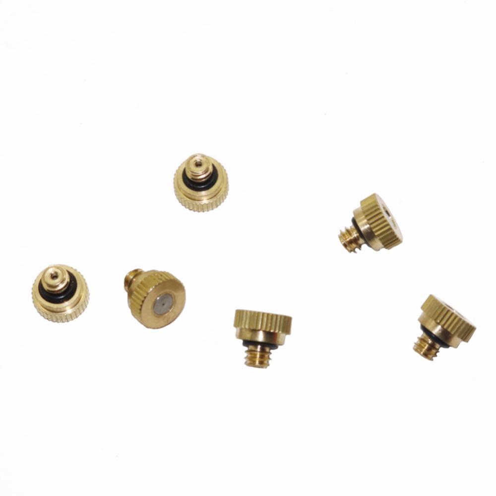 0,2-0,5 mm Watersproeier Nozzle met Lage Druk en 4 mm Buitenschroefdraad Tuinsproeiers Industriële Koelmondstuk 10 Stuks