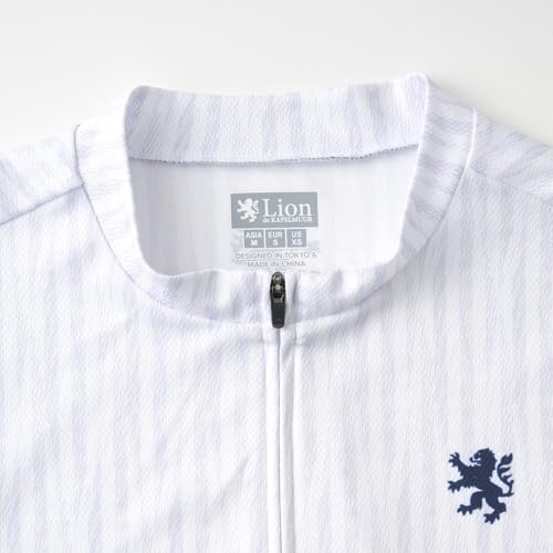 Lion de Kapelmuur Cycling Long Sleeve Jersey, Printed Windglass, Gray, Size XS